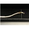 Image 4 : 18K GOLD-PLATED TENNIS BRACELET 3MM  TO 6MM