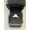 Image 1 : 18K GOLD PLATED 1.0CT LAB CREATED WHITE SAPPHIRE HALO CHANEL RING, SIZE 7