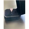 Image 2 : PLATINUM PLATED 3.0CT LAB-CREATED PINK SAPPHIRE TRINITY RING WITH TRILLION SIDE STONES - SIZE 7