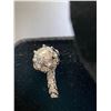 Image 3 : MOISSANITE LAB-CREATED LUXURY RING, MOUNTED IN 925 STERLING SILVER WITH WHITE GOLD OVERLAY, D, VVS