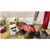 Image 2 : SHELF OF ASSORTED AUTOMOBILE ITEMS INCLUDING; MODEL CARS, MOTORCYCLE DECOR & LIGHTNING MCQUEEN