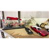Image 3 : SHELF OF ASSORTED AUTOMOBILE ITEMS INCLUDING; MODEL CARS, MOTORCYCLE DECOR & LIGHTNING MCQUEEN