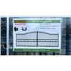 Image 2 : ALLMETAL K0720F SCROLL ARTWORK STYLE METAL FARM DRIVEWAY GATE - 7'H X 20'L ** REQUIRES 2 PEOPLE FOR