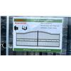 Image 2 : ALLMETAL K0720F SCROLL ARTWORK STYLE METAL FARM DRIVEWAY GATE - 7'H X 20'L ** REQUIRES 2 PEOPLE FOR