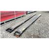 Image 2 : PAIR OF 10' 6000 LBS CAPACITY FORK EXTENSIONS