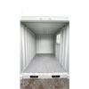 Image 3 : ALLMETAL KJ10A-28 GREY 8' OFFICE STORAGE SHIPPING CONTAINER WITH DUAL SWING REAR DOORS, CAM LOCKS,
