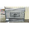 Image 1 : ALLMETAL K0720 DEER MOTIF STYLE METAL FARM DRIVEWAY GATE - 7'H X 20'L ** REQUIRES 2 PEOPLE FOR