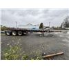 Image 7 : 1993 THRU WAY FLAT DECK TRAILER, HAS REGISTRATION,