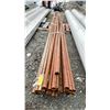 Image 2 : PALLET OF ASSORTED 20'L METAL PIPES