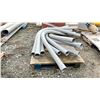 Image 2 : BUNDLE OF 9 4" RIGID PVC CONDUIT PIPES