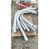 Image 3 : BUNDLE OF 9 4" RIGID PVC CONDUIT PIPES