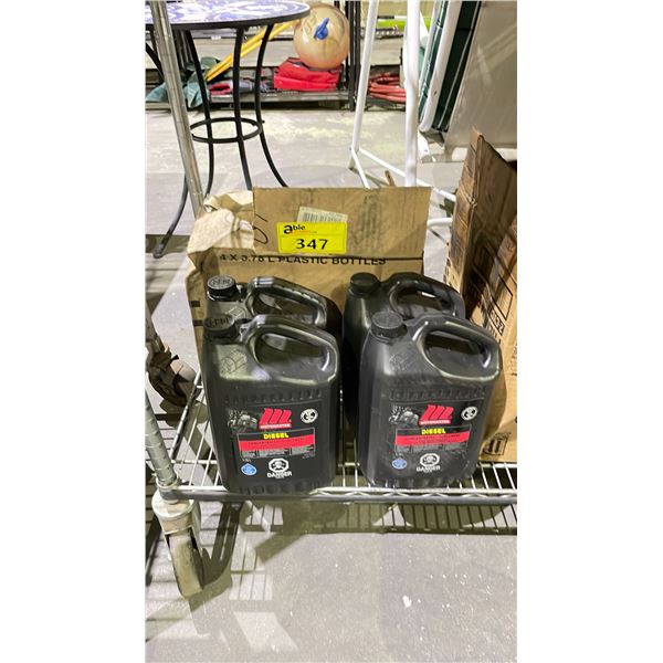 2 CASES OF MOTOMASTER DIESEL CONCENTRATED ANTIFREEZE/COOLANT 3.78L (8 BOTTLES TOTAL)