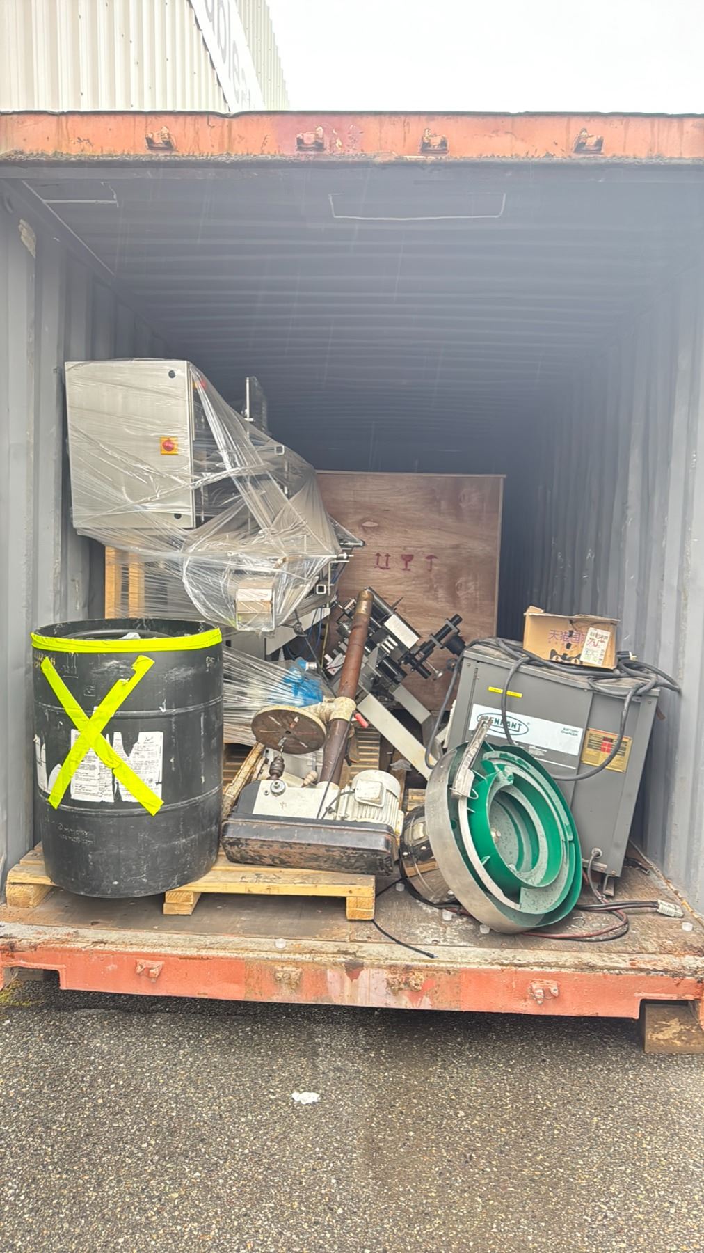 *CONTAINER NOT INCLUDED* CONTENTS OF 20FT CONTAINER: STAINLESS STEEL ...