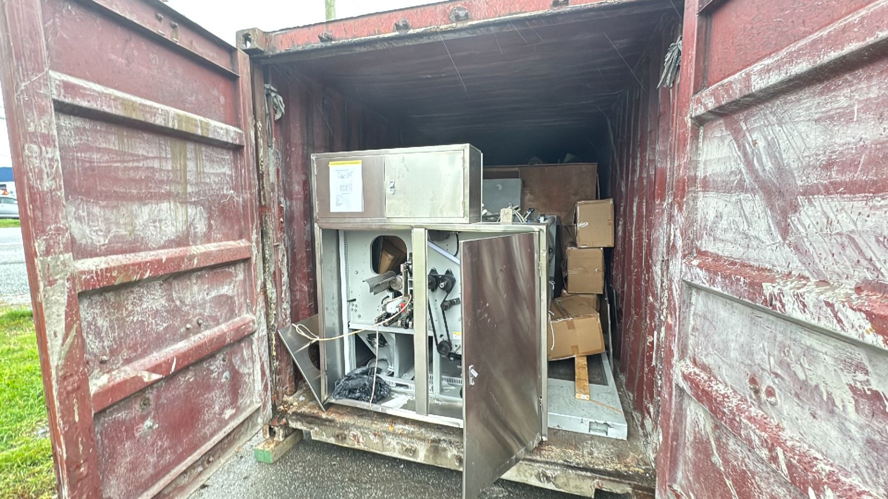 *CONTAINER NOT INCLUDED* CONTENTS OF 20FT CONTAINER: STAINLESS STEEL ...