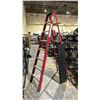 Image 1 : 8' ALUMINUM STEP LADDER & PLASTIC PIECE