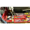 Image 2 : SHELF OF ASSORTED TOOLS INCLUDING; AIRMAN, MR CLEAN AUTODRY SOAP SPRAYER, HAND TOOLS & TOOLBOXES