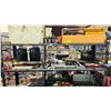 Image 1 : SHELF OF ASSORTED TOOLS INCLUDING; WRENCHES, DRILL BITS, METAL FILES & MORE