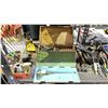 Image 2 : SHELF OF ASSORTED TOOLS INCLUDING; WRENCHES, DRILL BITS, METAL FILES & MORE