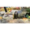 Image 2 : SHELF OF ASSORTED ITEMS INCLUDING; ROTARY TOOL, DRILL, FLASHLIGHT & MORE
