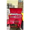 Image 1 : CRAFTSMAN PORTABLE TOOLBOX WITH KEYS & ASSORTED TOOL CONTENTS INCLUDING; SOCKET SET, WRENCHES, &