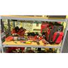 Image 1 : SHELF OF ASSORTED MILWAUKEE TOOLS INCLUDING; PACKOUT BAG, CORDLESS DRILL, CORDLESS HACKZALL,