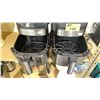 Image 2 : 2 GOURMIA AIR FRYERS (UNKNOWN WORKING CONDITION, MAY BE MISSING PIECES)