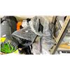 Image 2 : SHELF OF ASSORTED ITEMS INCLUDING; CAMPING MATTRESSES, TOBIN SPORTS PADDLES, KAYAK SEATS & MORE