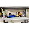 Image 1 : SHELF OF ASSORTED ITEMS INCLUDING; RC CAR, LIGHT, USB FANS & MORE