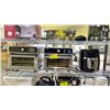 Image 1 : SHELF OF ASSORTED ITEMS INCLUDING; CUISINART AIR FRYER OVENS & GOURMIA AIR FRYER