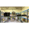 Image 1 : SHELF OF ASSORTED ITEMS INCLUDING; ENERGY SPEAKERS, DESK FAN & 2 DVD PLAYERS