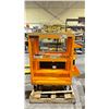 Image 2 : *NEW* PROTO 2 TIER METAL ROLLING CART WITH WOOD TOP & EXTERIOR SHELVING 21" X 35" X 45"