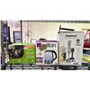 Image 2 : SHELF OF ASSORTED ITEMS INCLUDING; CUISINART SMART STICK VARIABLE SPEED HAND BLENDER, SALTON GLASS