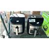 Image 1 : 2 GOURMIA AIR FRYERS (UNKNOWN WORKING CONDITION, MAY BE MISSING PIECES)
