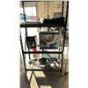 Image 1 : RACK OF ASSORTED ITEMS INCLUDING; BIDET TOILET SEAT, GOURMIA AIR FRYER, SEALY ALWAYZAIRE QUEEN