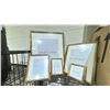Image 2 : LOT OF 6 BOXES OF 5 ASSORTED SIZE PICTURE FRAMES