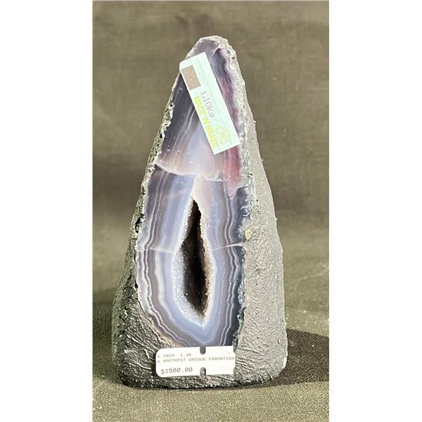 AMETHYST GEODE 1.1KG APPROX 6  RETAIL $1500