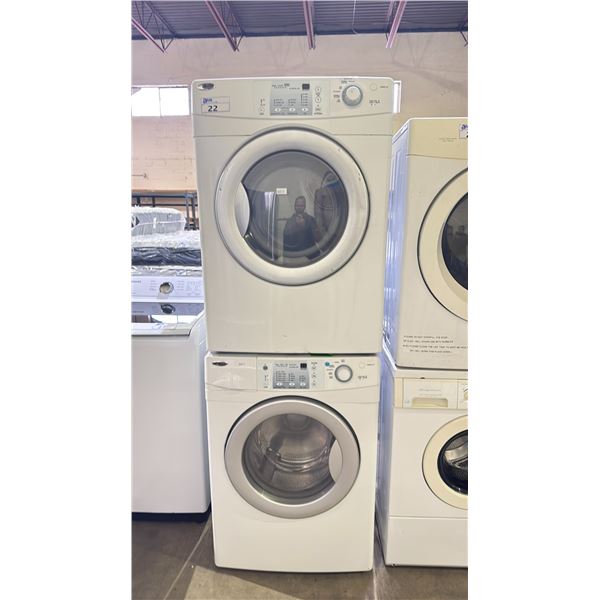 AMANA STACKING WASHER & DRYER SET