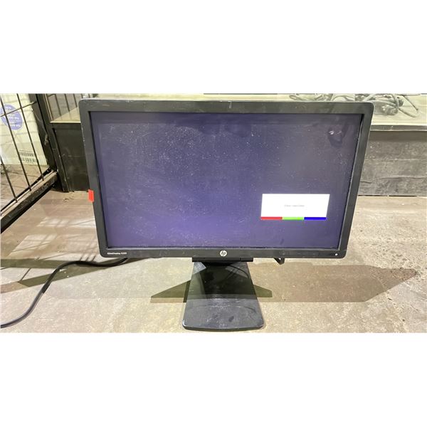 *TESTED WORKING* HP ELITEDISPLAY E201 19  MONITOR WITH ADJUSTABLE SWIVEL STAND & POWER CORD