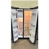 Image 2 : FRIGIDAIRE STAINLESS STEEL SIDE BY SIDE FRIDGE WITH WATER/ICE DISPENSER 33" WIDE