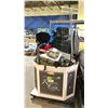 Image 2 : GAYLORD OF ASSORTED ITEMS INCLUDING; LUGGAGE, BACKPACK, SHOES, MOP BUCKET & MORE