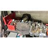 Image 2 : SHELF OF ASSORTED TOOLS INCLUDING; SOCKET SET, MALLET, PEX CLAMP & MORE