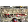 Image 1 : SHELF OF ASSORTED MILWAUKEE TOOLS INCLUDING; RECIPROCATING SAW, CUT-OFF/GRINDER, FLASHLIGHT,
