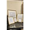 Image 2 : LOT OF 6 BOXES OF 5 ASSORTED SIZE PICTURE FRAMES