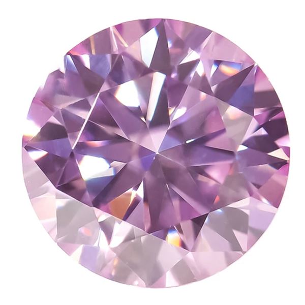 3.0ct Unmounted Sakura Pink Moissanite Diamond