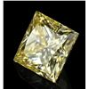 Image 4 : 2.0ct Unmounted Princess Cut Lemon Yellow Moissanite Diamond