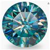Image 1 : 3.0ct Unmounted Turquoise Moissanite Diamond