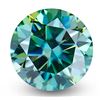 Image 2 : 3.0ct Unmounted Turquoise Moissanite Diamond