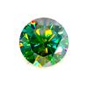 Image 8 : 3.0ct Unmounted Turquoise Moissanite Diamond