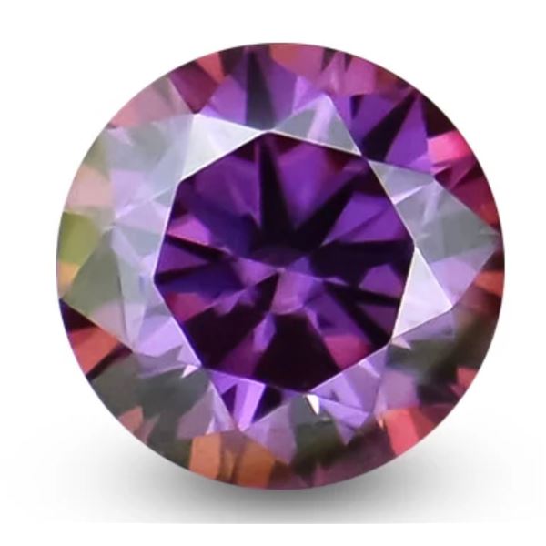 3.0ct Unmounted Amethyst Moissanite Diamond