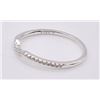 Image 5 : Sterling Silver 1.0ct Moissanite Diamond Chanel Twist Ring Set